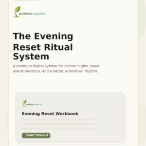 The Evening Reset Ritual Pack